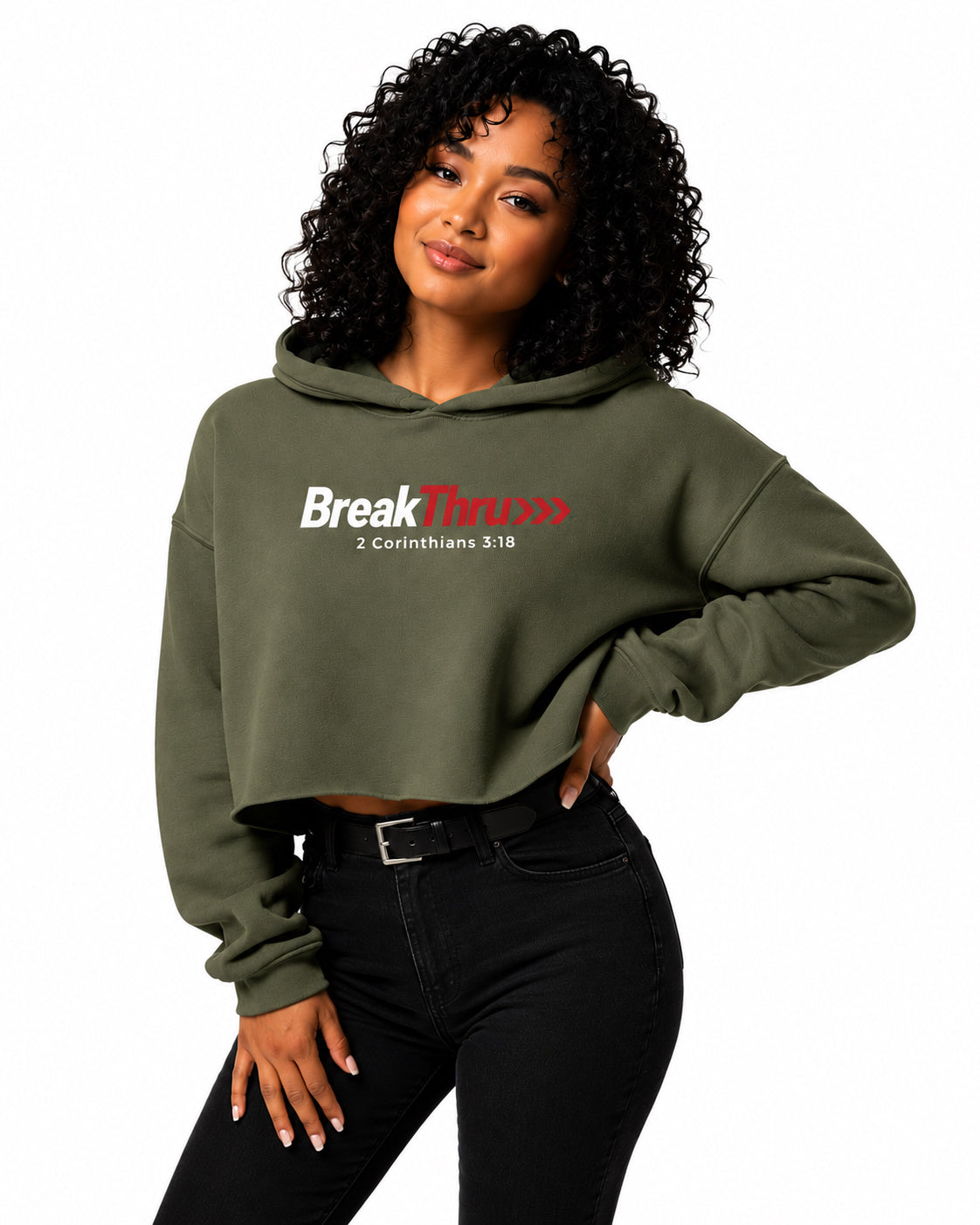 BreakThru Crop Hoodie (WRL)