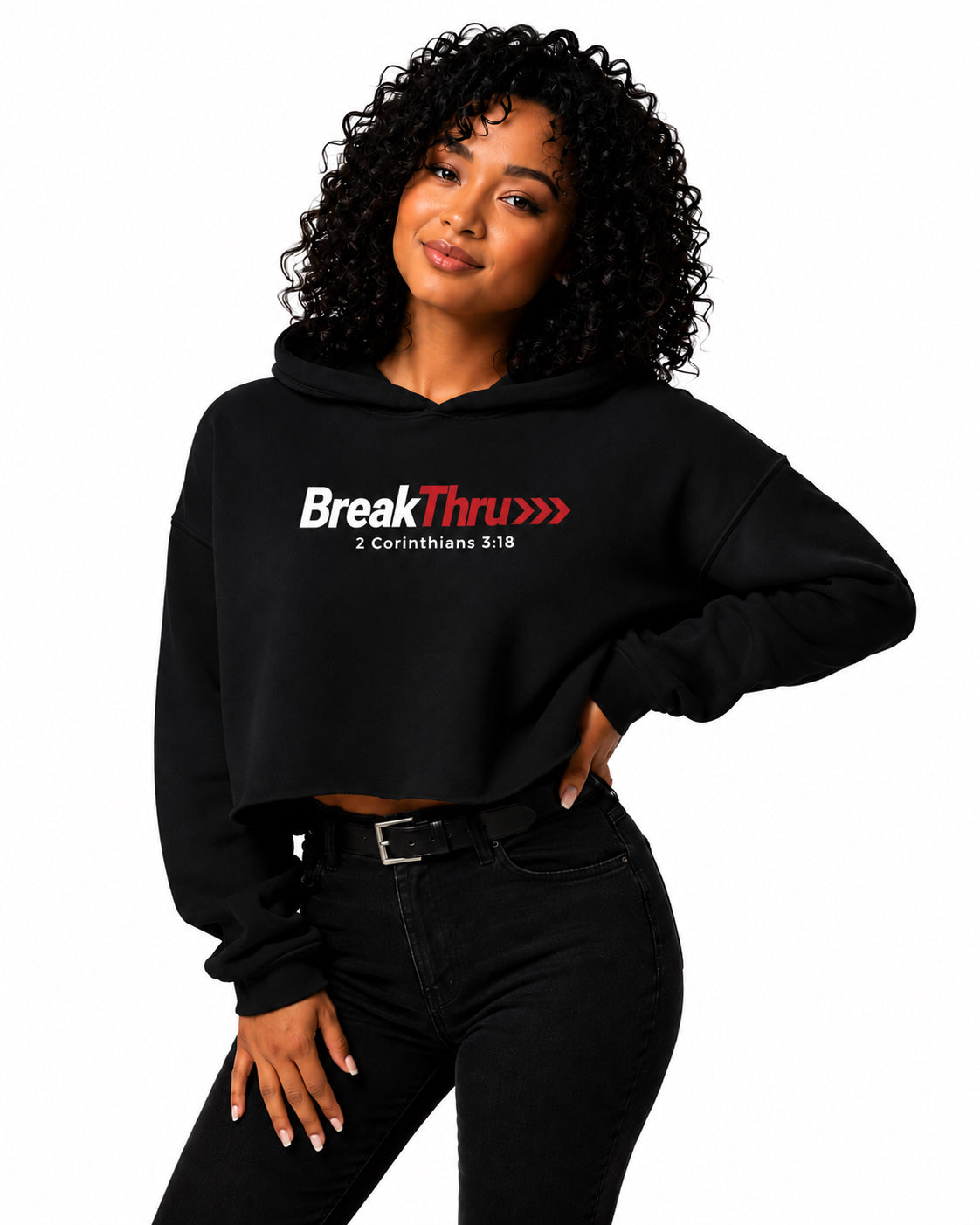 BreakThru Crop Hoodie (WRL)