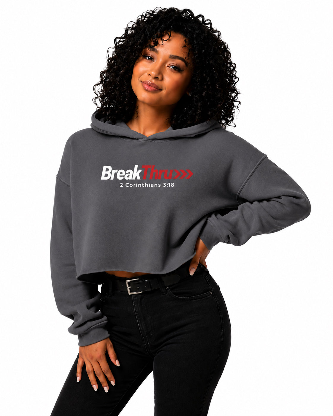 BreakThru Crop Hoodie (WRL)